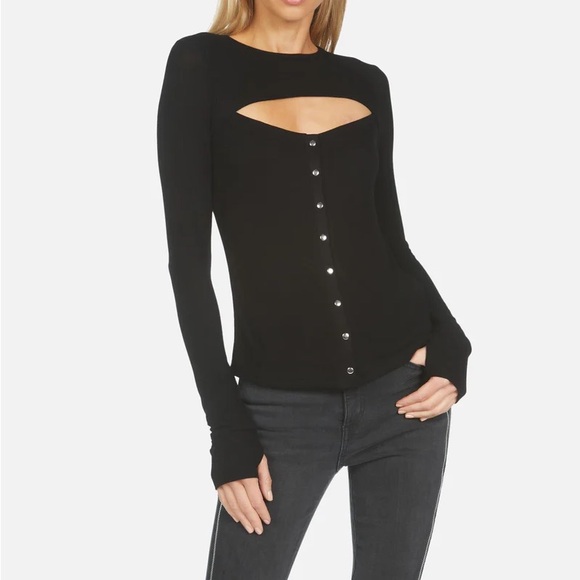 Perfect condition never worn Michael Lauren long sleeve top SIZE S - Picture 1 of 4